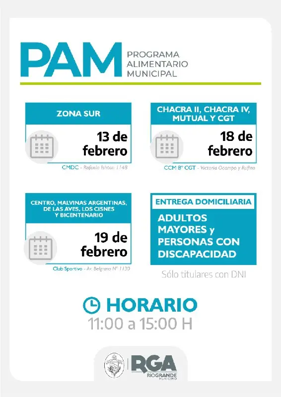 PROGRAMA ALIMENTARIO MUNICIPAL